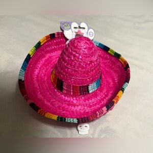 Vibrant Pink Dog Sombrero